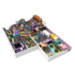 Parque Infantil Interior Temático de Alta Gama para Niños con Zona de Escalada y Tobogán, Castillo de Juegos Suave para Niños - Product Image 3