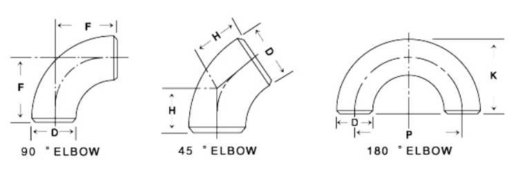 Alloy Steel Pipe Fittings Lr Elbow Seamless Carbon Steel Elbow Alloy Steel Elbow