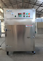 Four rotatif 220V avec plateaux en acier inoxydable, sécheuse à feuilles de thé, machine de séchage automatique des légumes pour la transformation alimentaire