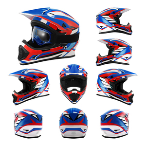 Casque intégral de sécurité TCMT DOT pour jeunes, équipement de protection pour <span class=keywords><strong>moto</strong></span> tout-terrain, VTT, motocross, gants et lunettes pour enfants - Product Image 6