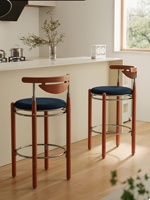 Fabricants de meubles, tabourets de comptoir modernes et minimalistes à armature en bois massif, chaises de bar, chaise haute pour table de bar en Chine