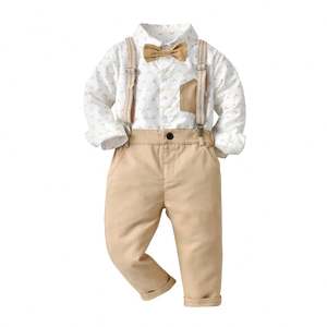 WSG17 Conjunto de Ropa para Niños, Camisa de Manga Larga + Pantalones, Ropa Casual para Bebés y Niños - Product Image 5