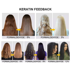 Traitement capillaire concentré à la kératine pure biologique, au collagène, aux acides aminés, réparateur, hydratant, protecteur de couleur - Product Image 4