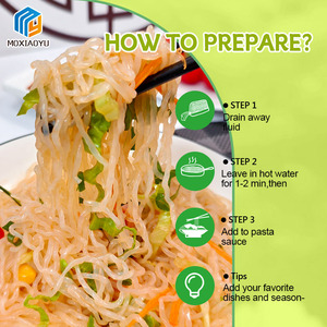 Fideos <span class=keywords><strong>de</strong></span> Konjac Bajos en Calorías, Aptos para Dieta Keto, Sin Grasa, Sin Azúcar, con Fibra Dietética, Alta Saciedad, Fideos Instantáneos Sin <span class=keywords><strong>Gluten</strong></span> - Product Image 4