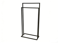 Porte-serviettes sur pied plaqué or à 3 niveaux, support pour tapis de prière à trois poteaux, support pour tapis de prière à 3 niveaux, diverses couleurs
