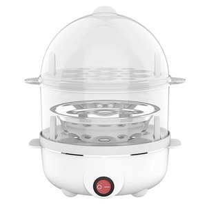 Egg Cooker 3 Layer <b>Electric</b> <b>Steamer</b> For Fried Eggs And Steamed Egg Custard One Person Use - Product Image 3