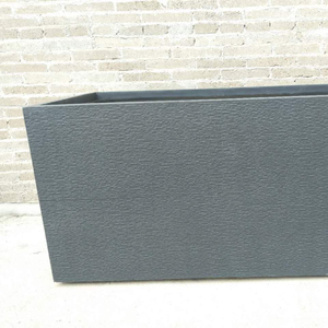 Boîte <span class=keywords><strong>à</strong></span> ciment <span class=keywords><strong>en</strong></span> <span class=keywords><strong>fibre</strong></span> <span class=keywords><strong>de</strong></span> <span class=keywords><strong>verre</strong></span>, grande boîte rectangulaire <span class=keywords><strong>à</strong></span> <span class=keywords><strong>fleurs</strong></span>, texturée, jardin, - Product Image 1