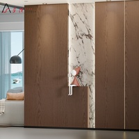 Paneles Decorativos de PVC con Textura de Madera Real, Resistentes a la Humedad, Personalizables para Decoración de Paredes Interiores