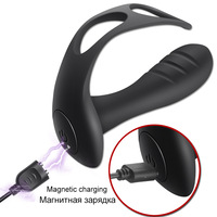 Analer Vibrator für Männer, Prostata-Massagegerät mit 10 Oszillationsmodi, Dildo, G-Punkt-Vaginalstimulator, Masturbatoren für Männer und Frauen