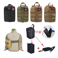 Kit de Primeros Auxilios Táctico de Emergencia, Ligero, Compacto, Portátil, de Nailon, Herramientas de Supervivencia para Traumas, Trabajo, Escalada