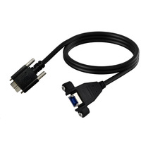Câble USB 3.0 5 Gbps avec adaptateur à visser, modèle 2684, origine Shenzhen, conversion USB B femelle vers Micro B mâle