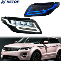 HETOP pour Range Rover Evoque, phares LED 2012-2018, mise à niveau Evoque, feux de jour DRL, lampes avant LED, accessoires de phares de voiture pour Land Rover