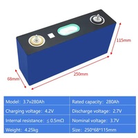 Nouvelle cellule Usine En Gros CATL 3.7v 280ah Batterie Au Lithium Puissance Shell En Aluminium Batterie Tricycle De Voiture Electr Batterie Au Lithium-Ion