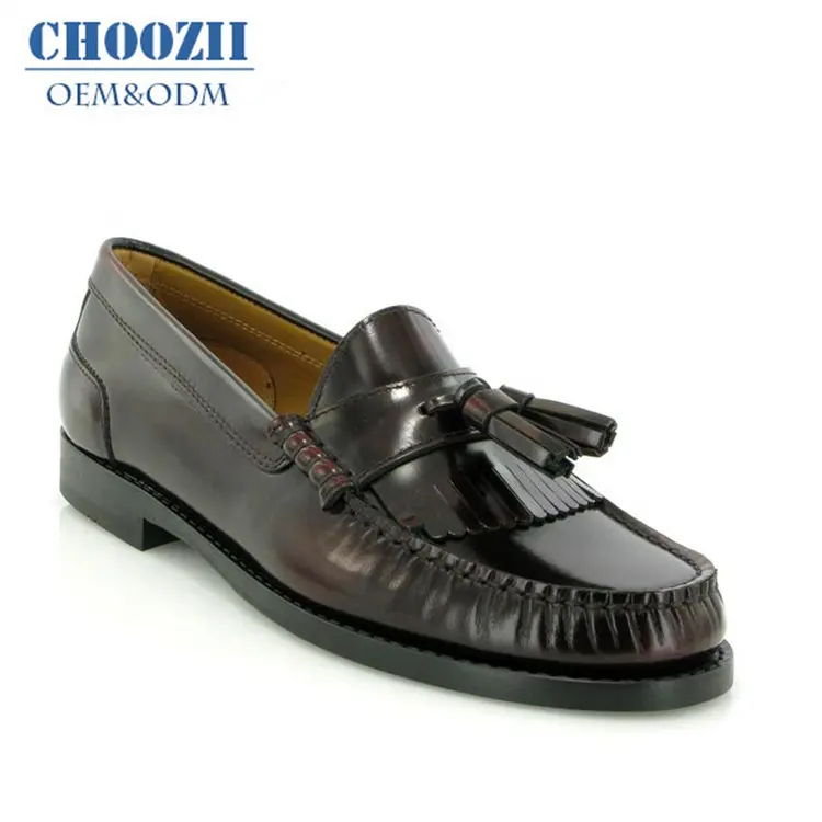 Choozii mocassins masculinos de borla, novo modelo de borla, slip-on, premium, sapatos casuais, mocassins, masculinos