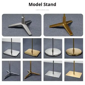 Mannequin en plastique PP sans tête, version coréenne, adulte, épaules plates, angle <span class=keywords><strong>droit</strong></span>, femme, demi-corps, pose debout, pour bijoux - Product Image 5