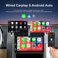 Podofo 7 ''Single Din Car MP5 Player Car Stereo 1 Din Car Radio Wired Carplay Android Auto USB AUX FM EQ BT + Mic al por mayor