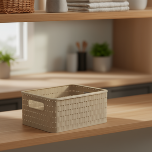 Storage <b>Basket</b> Country A5 Plus 3 Pack <b>Rectangular</b> Weave Design For Organizing Home Use - Product Image 3