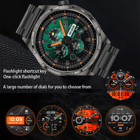 Reloj Inteligente Deportivo DK68 con GPS, Brújula, NFC, Resistente al Agua IP68, Llamadas Bluetooth, para Hombre y Mujer