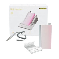 Perceuse à ongles sans fil portable, 35000 tr/min, faible bruit, polisseuse électrique rechargeable avec station de charge spéciale