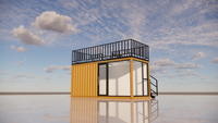 Nouveau design 20m2 modulaire préfabriqué maison modulaire conteneur bureau