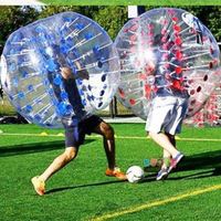 Ballon de football en PVC ou tut, balles à bulles