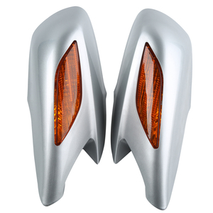 Specchietti retrovisori in argento XF-415T-SC indicatori di direzione arancioni adatti a <span class=keywords><strong>Honda</strong></span> ST1300 <span class=keywords><strong>1300</strong></span> 2002-2011 - Product Image 2