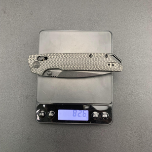 Mini couteau pliant Iridium Dura Lock avec lame en acier inoxydable 8cr18Mov, dos droit, manche en alliage d'aluminium personnalisable OEM pour - Product Image 5