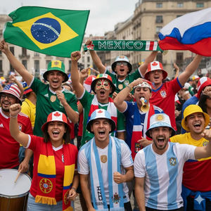 Chapeaux Bob de Pêcheur Respirants en Polyester à Large Bord Plat avec Drapeaux des Nations de la Coupe du Monde de Football pour le Sport et l'Extérieur – Vente en Gros - Product Image 6