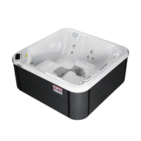 SpaRelax – Bain à remous autoportant moderne en acrylique, économique, avec drain, pour 5 personnes, idéal pour intérieur/hôtel/villa