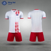 Ensemble de survêtement de football de haute qualité 25-26, ensemble de sport, survêtement d'entraînement de football de club, respirant, séchage rapide