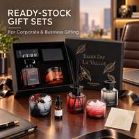 Coffret Cadeau Diffuseur de Parfum en Verre Luxe Léger, Huile Aromatique Longue Durée, Décoration Maison, Mariage, Noël