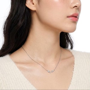 Newest Product Wholesale Elegant 18K <b>Solid</b> White <b>Gold</b> Natural Diamond <b>Pendant</b> Necklace Fine Jewelry For Women Daily Party Wear - Product Image 6