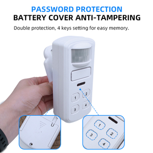 Sensor de Movimiento PIR Inteligente para el Hogar, <span class=keywords><strong>Alarma</strong></span> Antirrobo Infrarroja con Teclado, Material ABS, Sistema de Seguridad para el Hogar, Funciona con Batería - Product Image 5