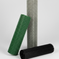 Rouleau de grillage soudé galvanisé à mailles uniformes pour clôtures d'élevage, construction, protection et isolation