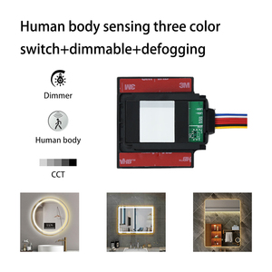 สวิตช์เซ็นเซอร์อินฟราเรดอัจฉริยะ WaJohn Universal 12V ระยะตรวจจับ 0-80 ซม./0-200 ซม. ปรับความสว่างได้ <span class=keywords><strong>3</strong></span> สี วัสดุ ABS รองรับกระแสไฟสูงสุด 5A - Product Image 2