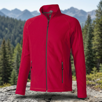 Vestes molletonnées blanches pour hommes, veste polaire, bon marché