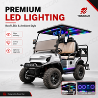 TongCai Puissant Véhicule Tout-Terrain Relevé 72V à 4 Places avec Batterie au Lithium pour la Chasse, le Golf, l'Agriculture et la Forêt
