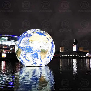 Sfere giganti luminose gonfiabile <span class=keywords><strong>pianeta</strong></span> sole terra <span class=keywords><strong>luna</strong></span> Mars Jupiter Saturn Blow Up palle modello con luci a LED - Product Image 6