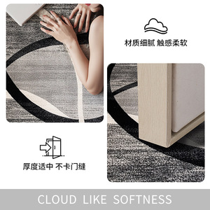 Alfombra de Cachemira Fina Marroquí, Rectangular, Plegable, para Sala de Estar, Mesa de Centro, Dormitorio, Estilo Retro Americano, Geométrica - Product Image 5