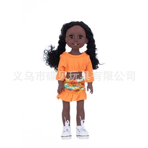 Nueva Muñeca de Vinilo de 15 Pulgadas con Piel Oscura y Dientes de Conejo, Linda Muñeca de Moda para Niñas, Juguete de Colección para Jugar a Disfrazarse - Product Image 4