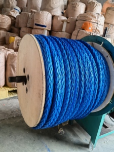 Corda in Fibra Sintetica UHMWPE di Alta Qualità per Rimorchiatori Navali, Corda Marina HMPE a 12 Fili Intrecciati Cavi, 6mm 8mm 12mm 24mm 36mm 48mm - Product Image 3