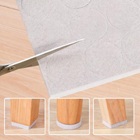 Patins en feutre pour chaises, accessoires de meubles, protections de pieds de meuble, antidérapants, anti-vibrations pour canapé, lit, table basse 5mm