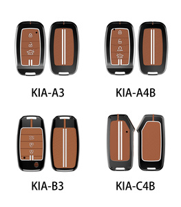 Funda original para llave de coche <span class=keywords><strong>Hyundai</strong></span>/Kia llavero de metal remoto de silicona de aleación de zinc con cubiertas de color de coche accesorios para llaves - Product Image 2
