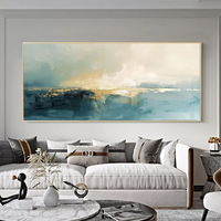 Peinture à l'huile abstraite moderne, peinte à la main sur toile, Art déco, texture simple, design abstrait, pour hôtel, maison d'hôtes, salon