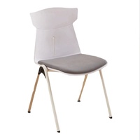 Silla de Oficina Plegable Móvil con Diseño Modular y Estilo Moderno para Mesas de Conferencia, Capacitación, Reuniones y Escuelas