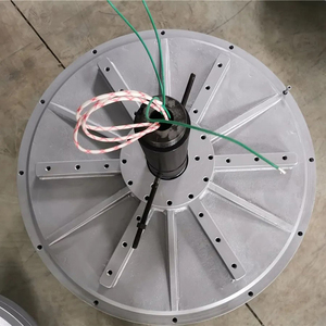 มอเตอร์แม่เหล็กแกนตั้งแบบสามเฟส 10KW 20KW 30KW เครื่องกำเนิดไฟฟ้าแบบโรเตอร์ภายนอก - Product Image 5