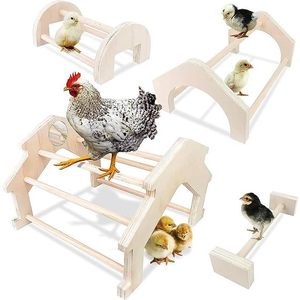 Wooden Chicken Habitat Jungle Gym For Chickens Coop Toy Accessory Wooden <b>Frame</b> <b>Play</b> Structure Farm Use - Product Image 1