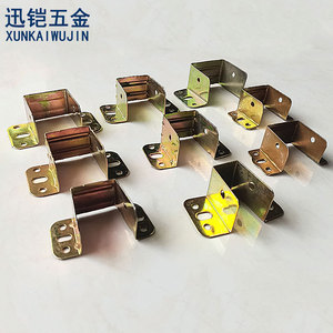 Bisagra para Muebles Xunkai Wujin, 2.5 mm, Acero Laminado en Frío, Estampado Industrial, Soporte de Montaje Superficial Duradero para Soporte de Cama de Madera - Product Image 2