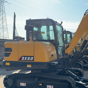Excavadora de orugas pequeña Shantui de alta calidad de 6 toneladas, usada con motor y bomba a la venta en stock - Product Image 6