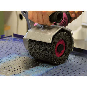 Rouleau en fibre de nylon propre pour acier et bois 115x50mm - Product Image 1